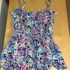 Abstract floral H&M tank